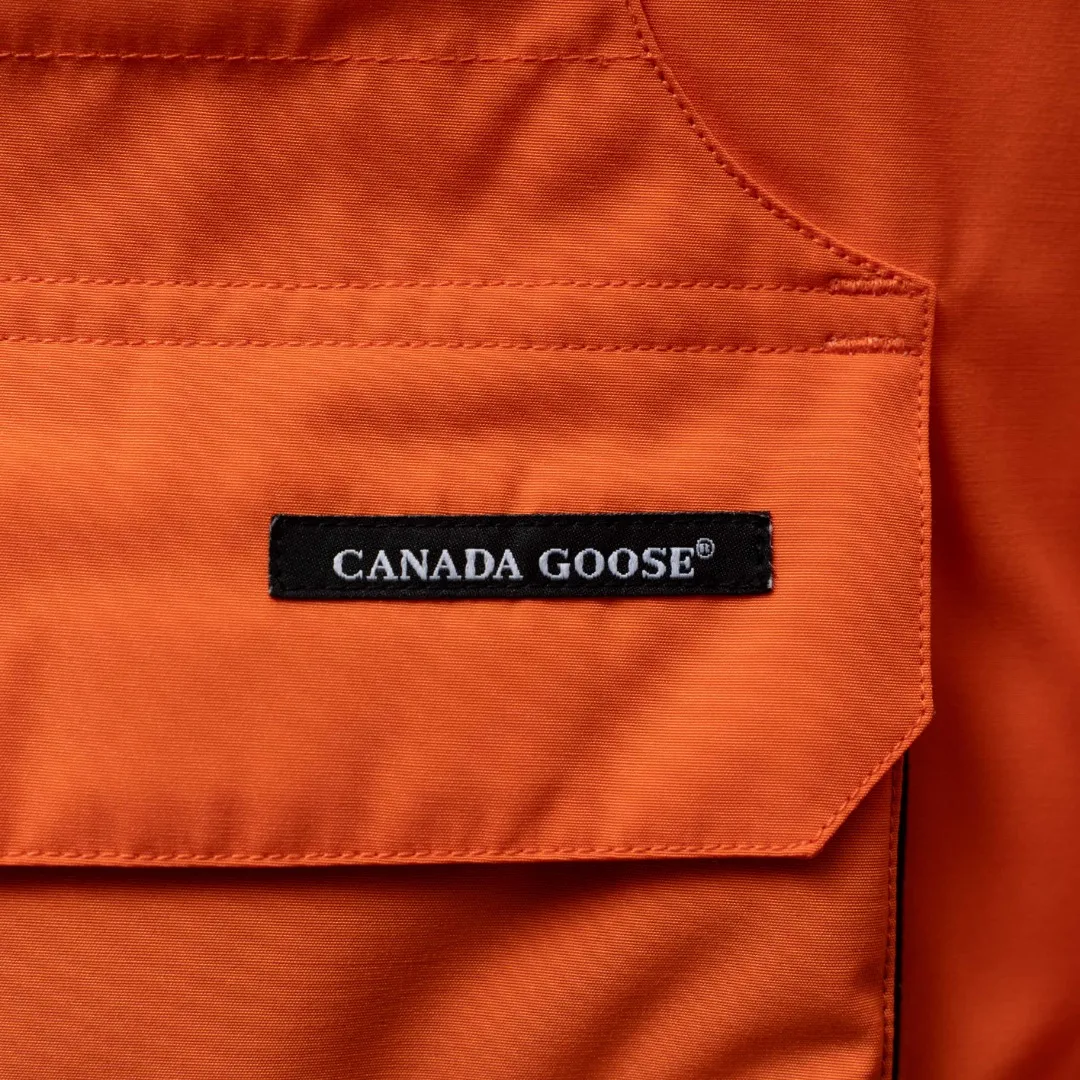 P660 CANADA GOOSE丨Canada Goose C08 children's clothing, children's hooded down jacket Color: Orange Size: 110-160